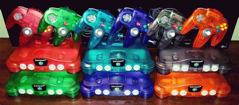 My collection of all 6 Funtastic N64 consoles, that I finished ...