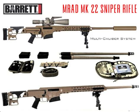 Barrett Wins Army Sniper Rifle Contract with Multi-Caliber MK22 ...