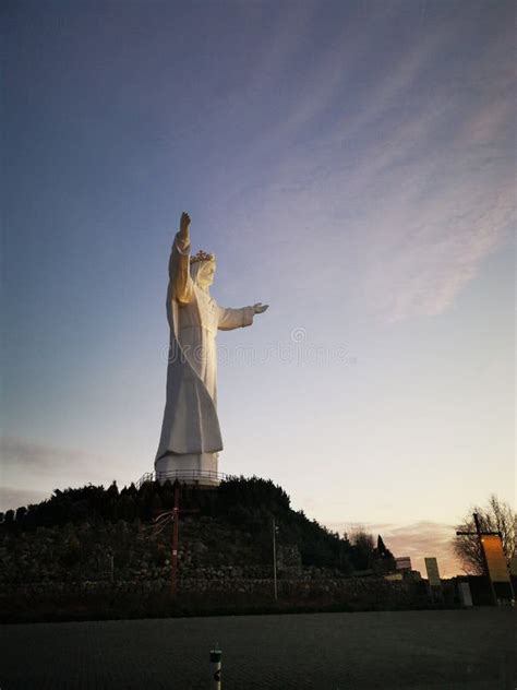 Poland Jesus Statue - Christ the King Poland Editorial Stock Image ...