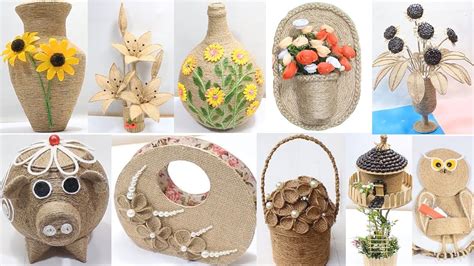 Jute Craft Ideas Home Decoration | Billingsblessingbags.org