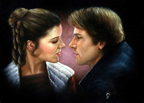 Han Solo and Leia - Leia and Han Solo Fan Art (12814869) - Fanpop