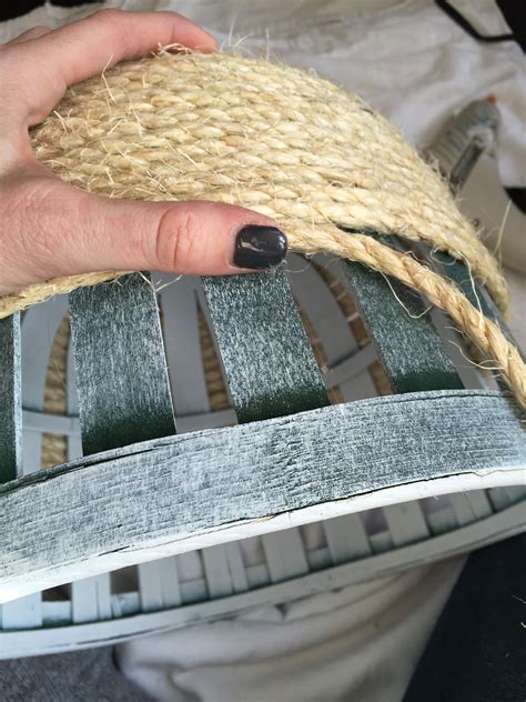 Thrift Store Makeover Challenge: Sisal Rope Basket | My Life From Home