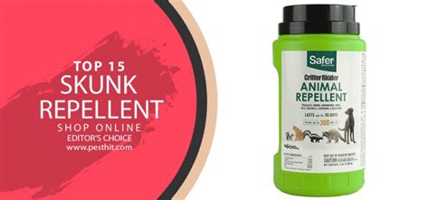 Best Skunk Repellent | Top 15 Skunks Repellents