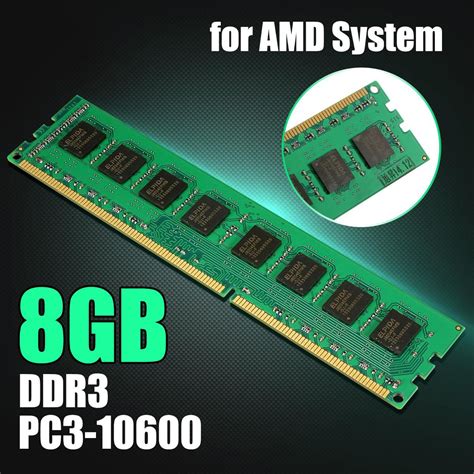 8GB Memory RAM DDR3 1333 PC3-10600 1333MHz DIMM Memory 240-Pin PC For ...