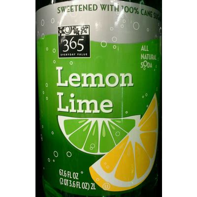 Top 50 most popular: lemon lime soda