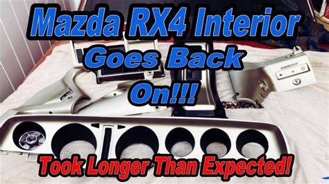 Mazda RX4 Interior dash panels looking fresh - YouTube