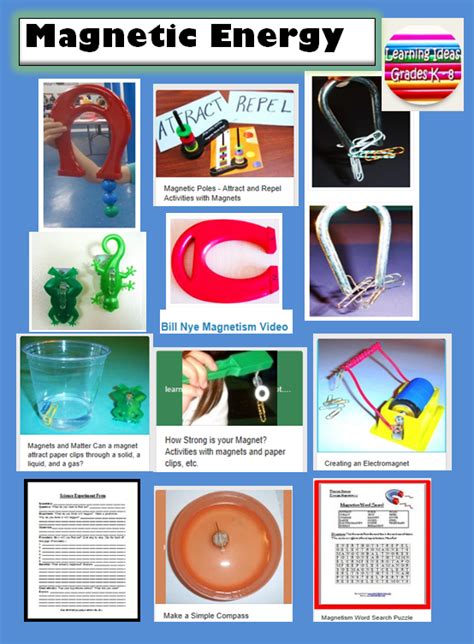 Learning Ideas - Grades K-8: Magnetic Energy Fun for Kids | Fun science ...