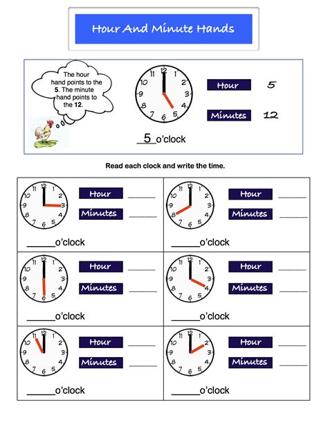 Time and Money | First Grade Math Worksheets | Biglearners