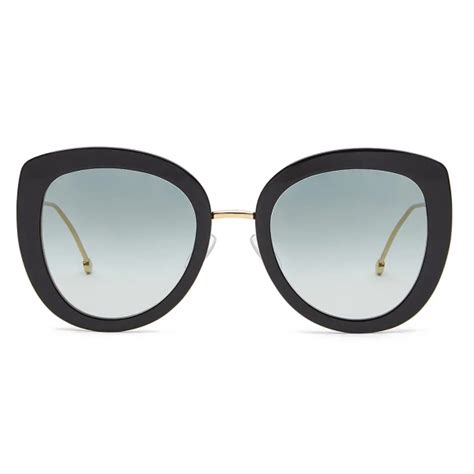 Fendi - F is Fendi - Round Sunglasses - Black - Sunglasses - Fendi ...