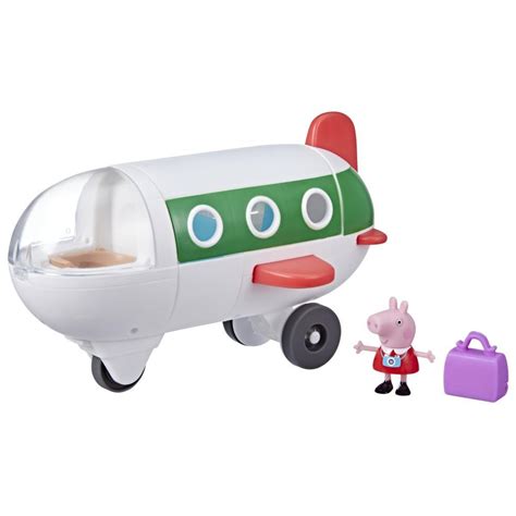 Peppa Pig Peppa’s Adventures Air Peppa Airplane Preschool Toy: Rolling ...