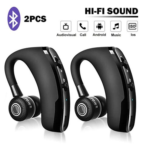 Bluetooth Headset Waterproof Voice Command Wireless Bluetooth Earpiece ...