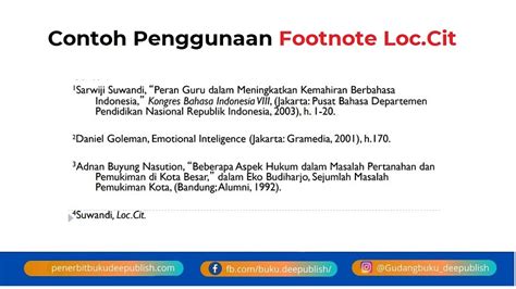 Cara Menulis Footnote dari Jurnal yang Benar Beserta Contohnya