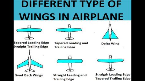 TYPES OF WINGS IN AIRPLANE / AIRCRAFT | AIRPLANE / AIRCRAFT WINGS ...