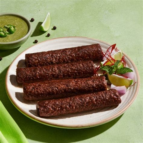 How about a Mutton Seekh Kebab that is completely vegetarian?