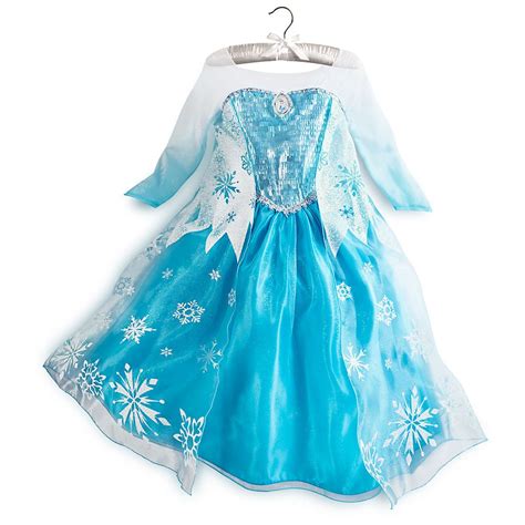 BNWT DISNEY STORE EXCLUSIVE ELSA FROZEN PRINCESS DRESS COSTUME WITH ...