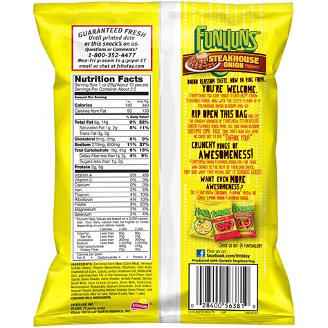 Funyuns Nutrition Information – Besto Blog