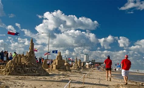 Beach event on sunny day editorial stock image. Image of sculpture ...