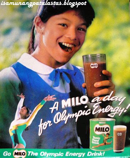 ISA MUNANG PATALASTAS: 46. 1987 TV AD OF THE YEAR: MILO’s “Gymnast Bea ...