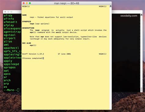 How to List Every Terminal Command on Mac OS