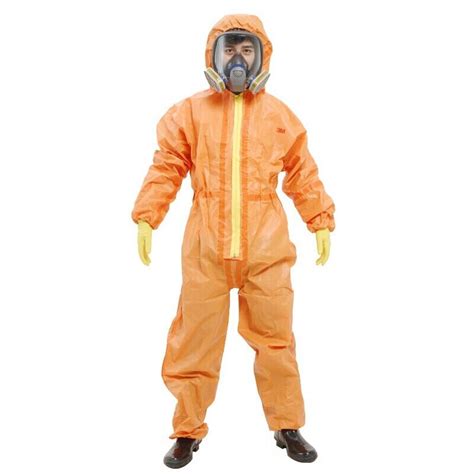 3M 4690 Protective Coverall Chemical Liquid Nuclear Radiation ...