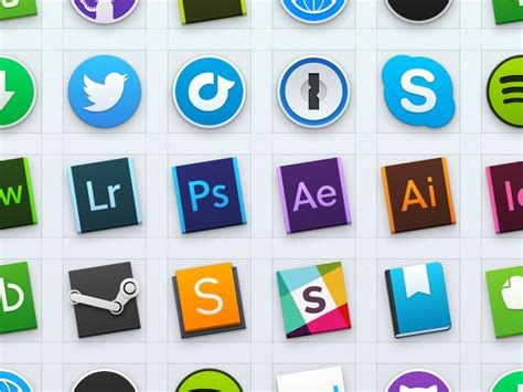 Yosemite Dock Icons by Jeremy Goldberg on Dribbble