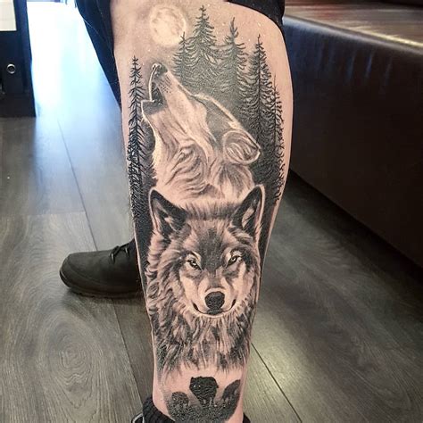 Wolf Moon Tattoo / 45 en iyi Ay Dövmeleri / Moon Tattoos görüntüsü ...