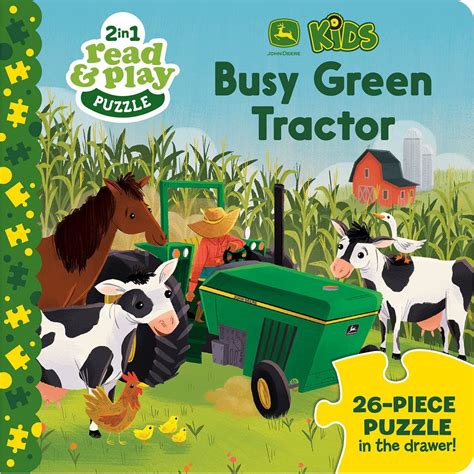 John Deere 1/16 Big Farm Tractor w/Wagon | MyGreenToy.com – mygreentoy.com