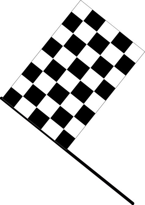 Clipart - Checkered flag