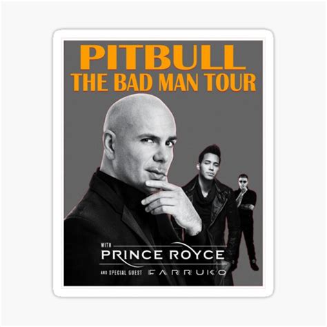 "Classic pitbull concert" Sticker for Sale by JANELLE8877 | Redbubble