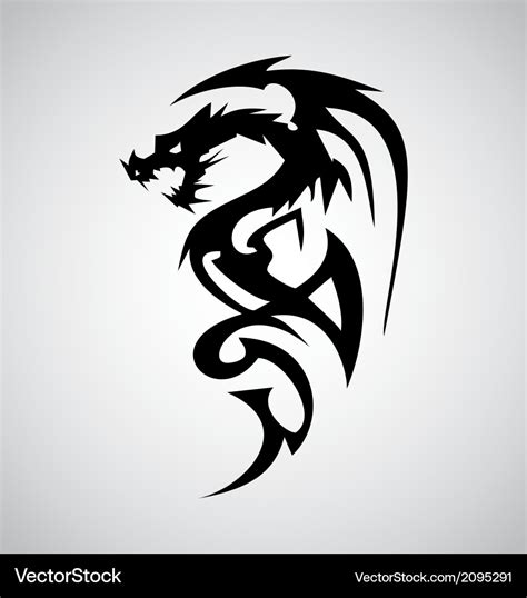 Dragon Symbol Tattoo Designs