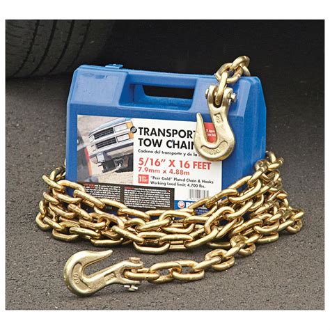 Peerless™ 5/16"x16' 4,700-lb.Transport Tow Chain - 420788, Towing at ...