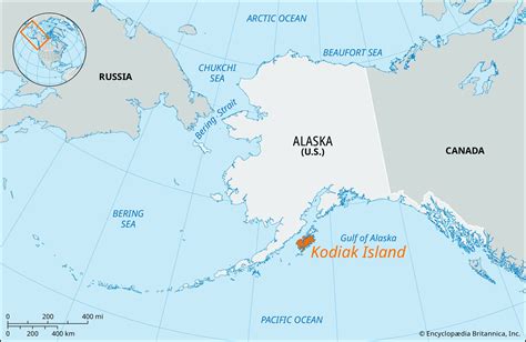 Kodiak Island Alaska Map - Winna Kamillah