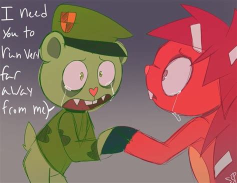 Flippy x Flaky in 2022 | Happy tree friends flippy, Happy tree friends ...