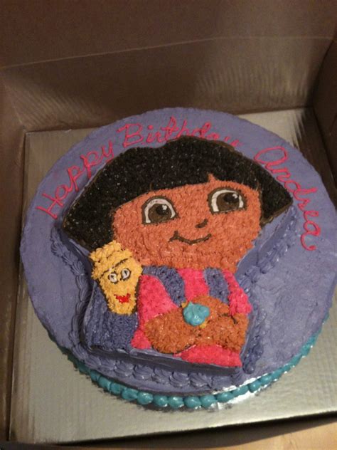 Dora Birthday Cake - CakeCentral.com