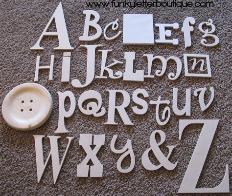 The Funky Letter Boutique: DIY Wooden Letters and Home Decor available ...