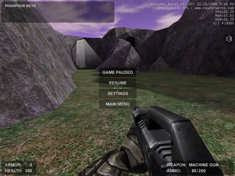 Phosphor, Free Online 3D First-Person Shooter Game - One Man's Blog