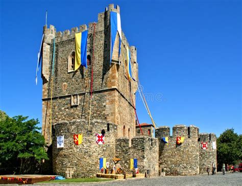 Medieval Castle of Braganca Stock Image - Image of medieval, castelo ...