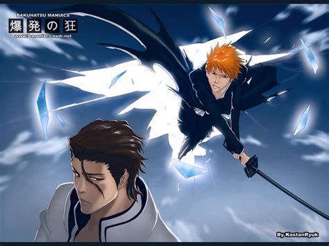 Ichigo vs Aizen by KostanRyuk on DeviantArt