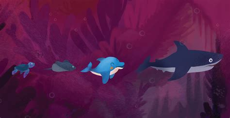 KID'S BOOK - THE PLAYFUL DOLPHIN AND FRIENDS on Behance