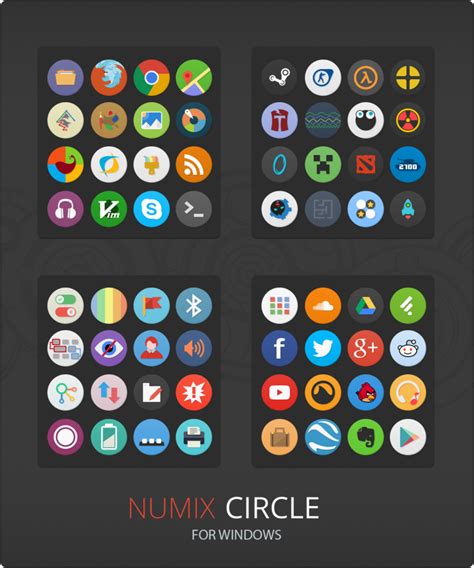 Numix-Circle Windows Desktop Icon Theme by neiio.deviantart.com on ...