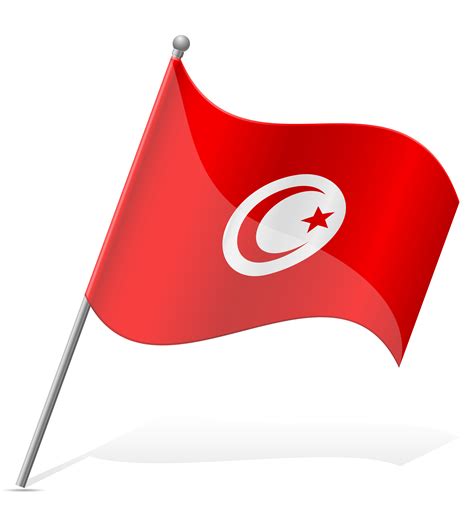 flag of Tunisia vector illustration 494050 Vector Art at Vecteezy