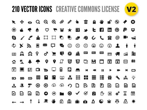 210 Vector Icons for Wireframes + Web Design Free Vector Download ...