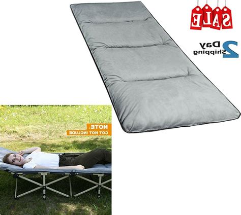 Cot Mattress Pad XL Camping Comfortable Cotton Thick