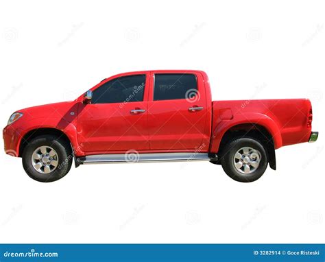 Red Pickup Truck Stock Images - Image: 3282914