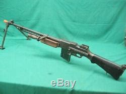 WWI Dummy Browning BAR M1918a2 Automatic Rifle Replica NON FIRING Full Size