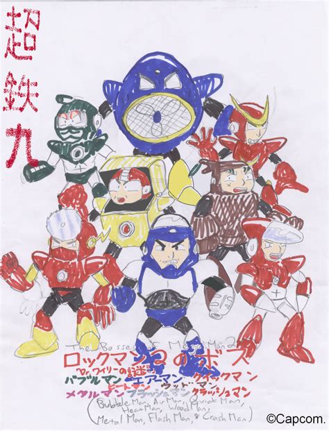 Mega Man 2 Bosses by Chotetsumaru on DeviantArt