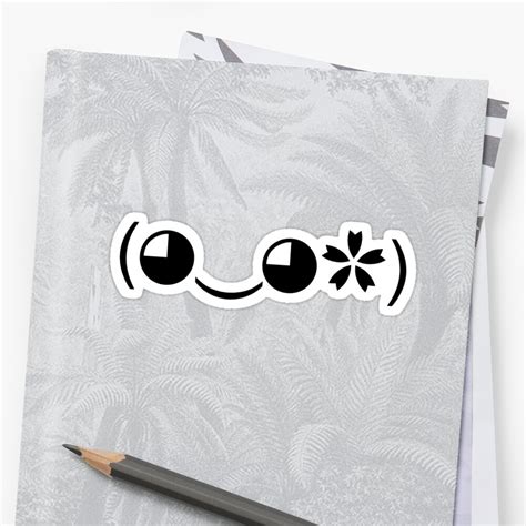 "cute kaomoji" Sticker by mkaythen | Redbubble