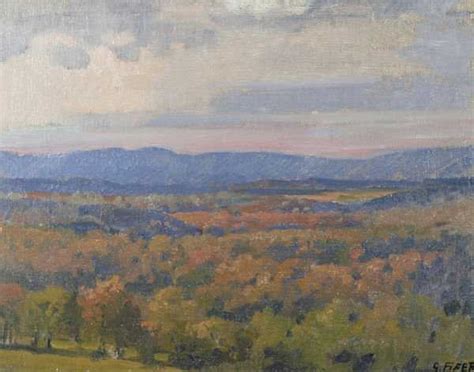 320: GARY FIFER Oil Painting Hudson River Valley 1