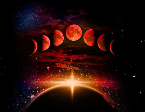 Blood Moon Phases | Design by Sherrie Thai of Shaireproducti ...