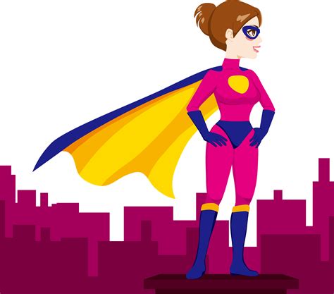 Superwoman Superhero Female Clip Art Pink Dress Up Female Superman ...